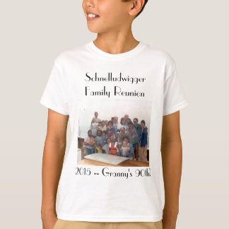Schnelludwigger Family Reunion 2015 Kinderen T-shi T-shirt