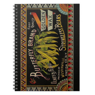 Schnitzelboon Label Groente Land Notitieboek