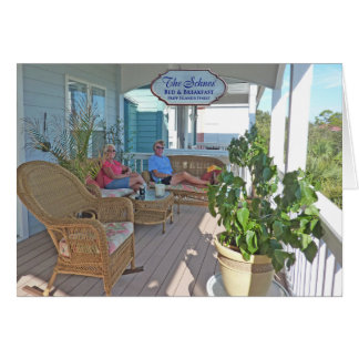 Schnobrichs op veranda