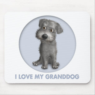 Schnoedle (Grijs) Granddog Muismat