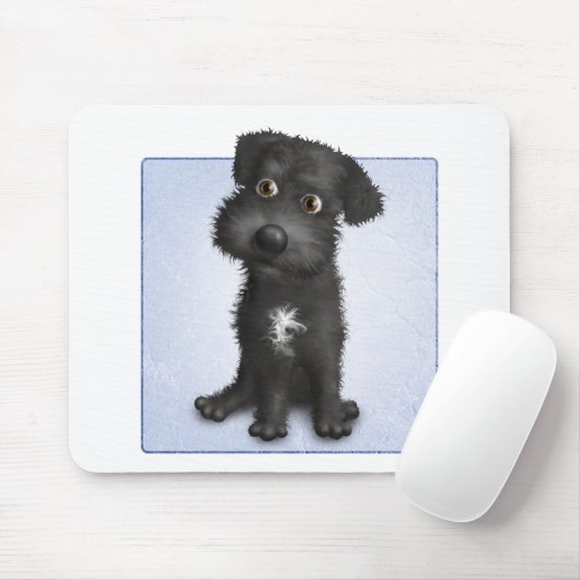 Schnoedle (zwart) muismat (Met muis)