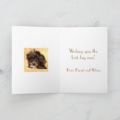 Schnole Birthday Text Kaart (Binnen)