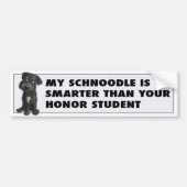 Schnole (Black) Honor Bumpersticker (Voorkant)