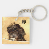 Schnole Dog Double Sided Sleutelhanger (Achterkant)