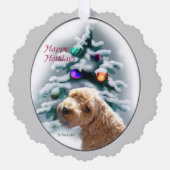 Schnole kerstcadeaus ornament kaart (Voorkant)