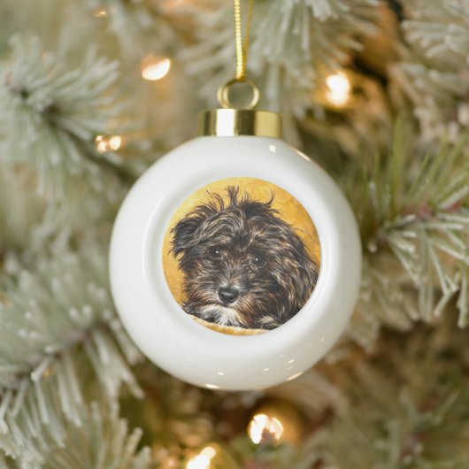 Schnoodle Bal Ornament (Boom)