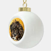 Schnoodle Bal Ornament (Rechts)