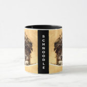 Schnoodle Dog Personnalisé Combo Mug (Centre)
