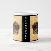 Schnoodle Dog Personnalisé Jumbo Mug (Devant)