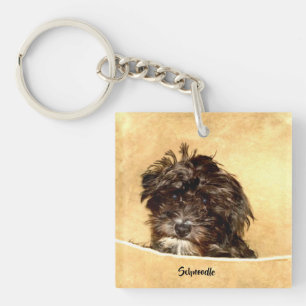 Schnoodle Hond Sleutelhanger
