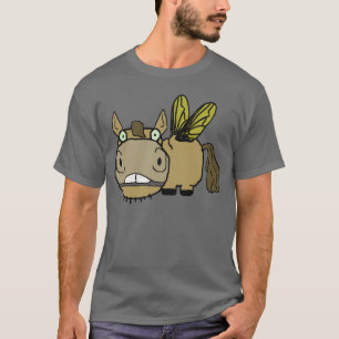 Schnozzle Horse Horsefly Cartoon T-shirt