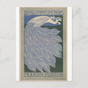 Schnriber Modern Poster Carte postale Vintage