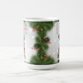 Schnuazer Funny Chien Pun de Noël Café Mug (Centre)