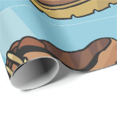 Schoeisel met bruin schoeisel cadeaupapier (Rol Hoek)