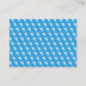 Schoen door Mail Baby Blue Informatiekaartje (Achterkant)