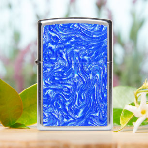 Schoen gekromd tot korrelige sporen, heldere blauw