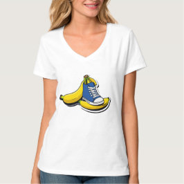 Schoen met bananen t-shirt