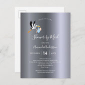 Schoen per post-ooievaar briefkaart (Voorkant / Achterkant)