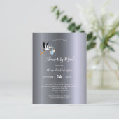 Schoen per post-ooievaar briefkaart (Staand voorkant)