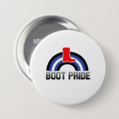 Schoen trots ronde button 7,6 cm (Voorkant /achterkant)