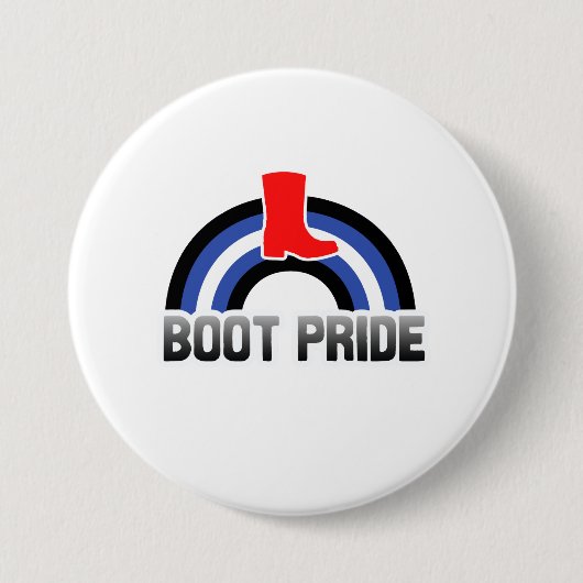 Schoen trots ronde button 7,6 cm (Voorkant)