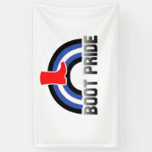 Schoen trots spandoek (Verticaal)