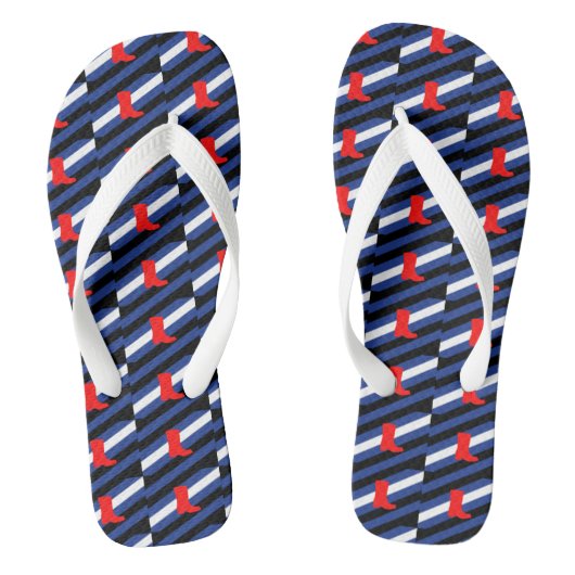 Schoen trots teenslippers (Voetbed)