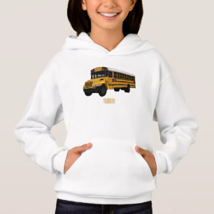 Schoenbus cartoonillustratie