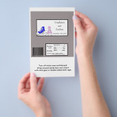 Schoenen Blue/Pink Hershey's Large Bar Wrapper Flyer (Hand)