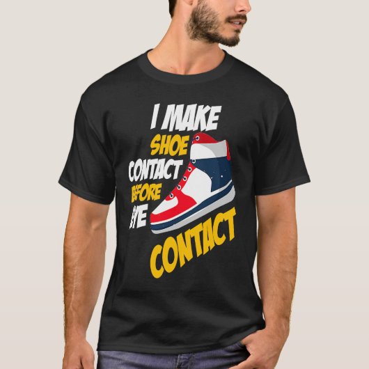 Schoenen Contact Voor Oogcontact Sneaker T-shirt (Voorkant)