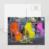 Schoenen dank je briefkaart (Voorkant / Achterkant)