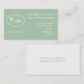 Schoenen en Accessoires Logo Afsprakenkaartje (Voorkant / Achterkant)