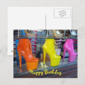 Schoenen Happy Birthday Briefkaart (Voorkant / Achterkant)