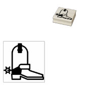 schoenen 	rubberstempel (Gestempeld)