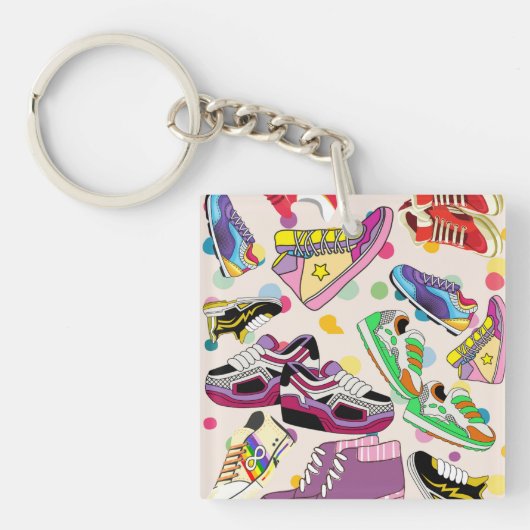 schoenen sleutelhanger (voorkant)