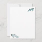 schoenen uit de 19e eeuw notitiekaartje (Achterkant)