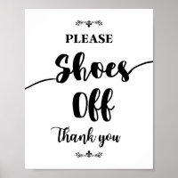 schoenen uit, verwijder je schoenen