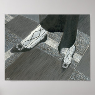 Schoenen voor sollicitatiegesprekken poster