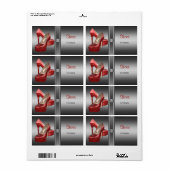 Schoenendooslabels Stickers Groot formaat (Full Sheet)