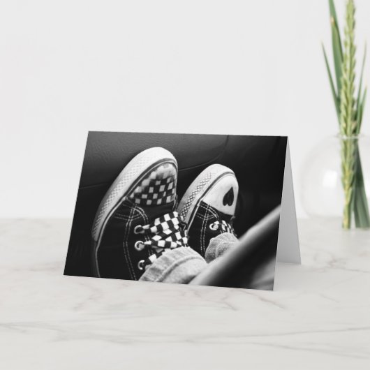 Schoenenkunst, Schoenen Monochrome Kaart (Voorkant)