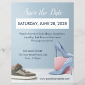 Schoenenverkoop Flyer Sjabloon (Achterkant)