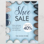 Schoenenverkoop Flyer Sjabloon (Voorkant)