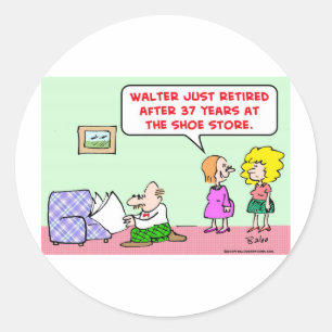 schoenenwinkel ronde sticker