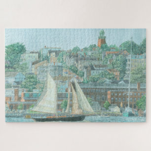 Schoener in Casco Bay 1014-delige legpuzzel