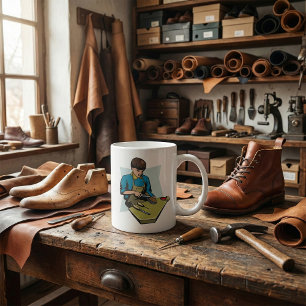 Schoenhersteller Schoenmaker Vintage Koffiemok
