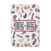 Schoenliefde is True Love Bath Mat Rug (Voorkant Verticaal)