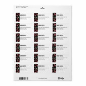 schoenmonster etiket (Full Sheet)