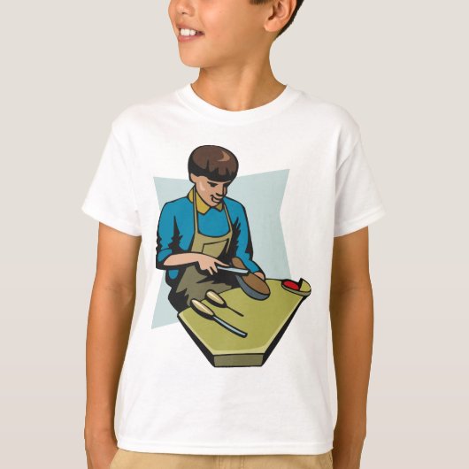 Schoenreparatie Cobbler  schoenmaker T-shirt (Voorkant)