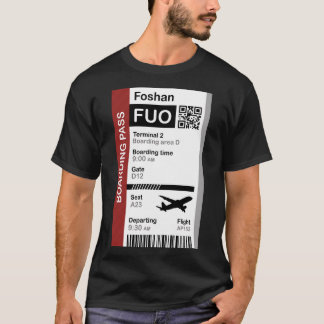 Schoentransport (vliegticket) t-shirt