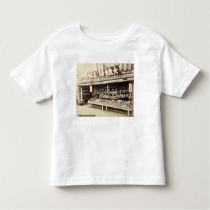 Schoenwinkel in Kyoto, c.1890 (foto met handkleur) Kinder Shirts